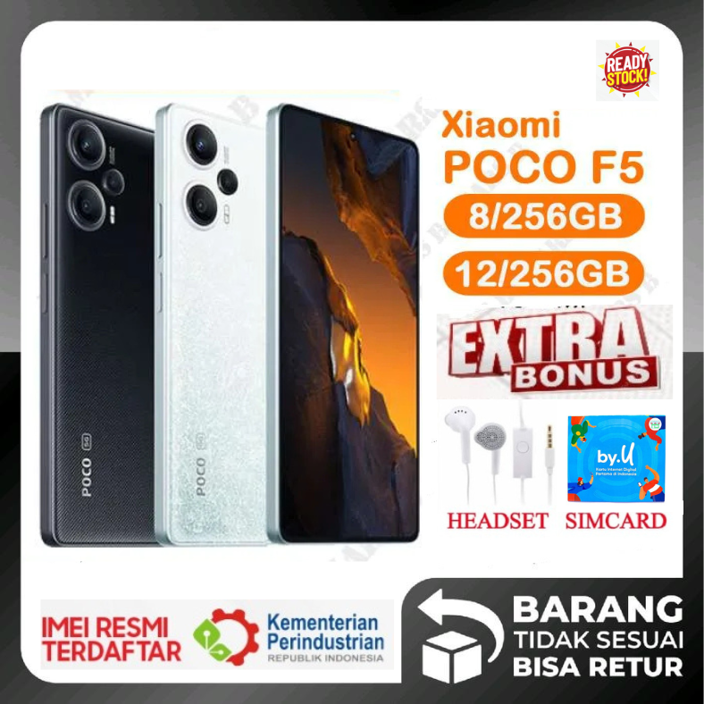 Xiaomi Poco F5 5G 12/256 GB 8/256 GB Snapdragon 7+ Gen 2 - Garansi Giá 4,000,000 Đồng*Miễn phí vận chuyển