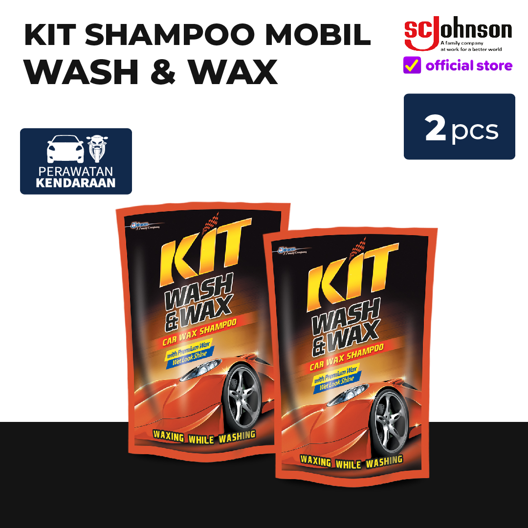 Kit Shampoo Mobil Wash & Wax Pouch 400mL x 2pcs Harga 48,780 Ringgit*Penghantaran Percuma
