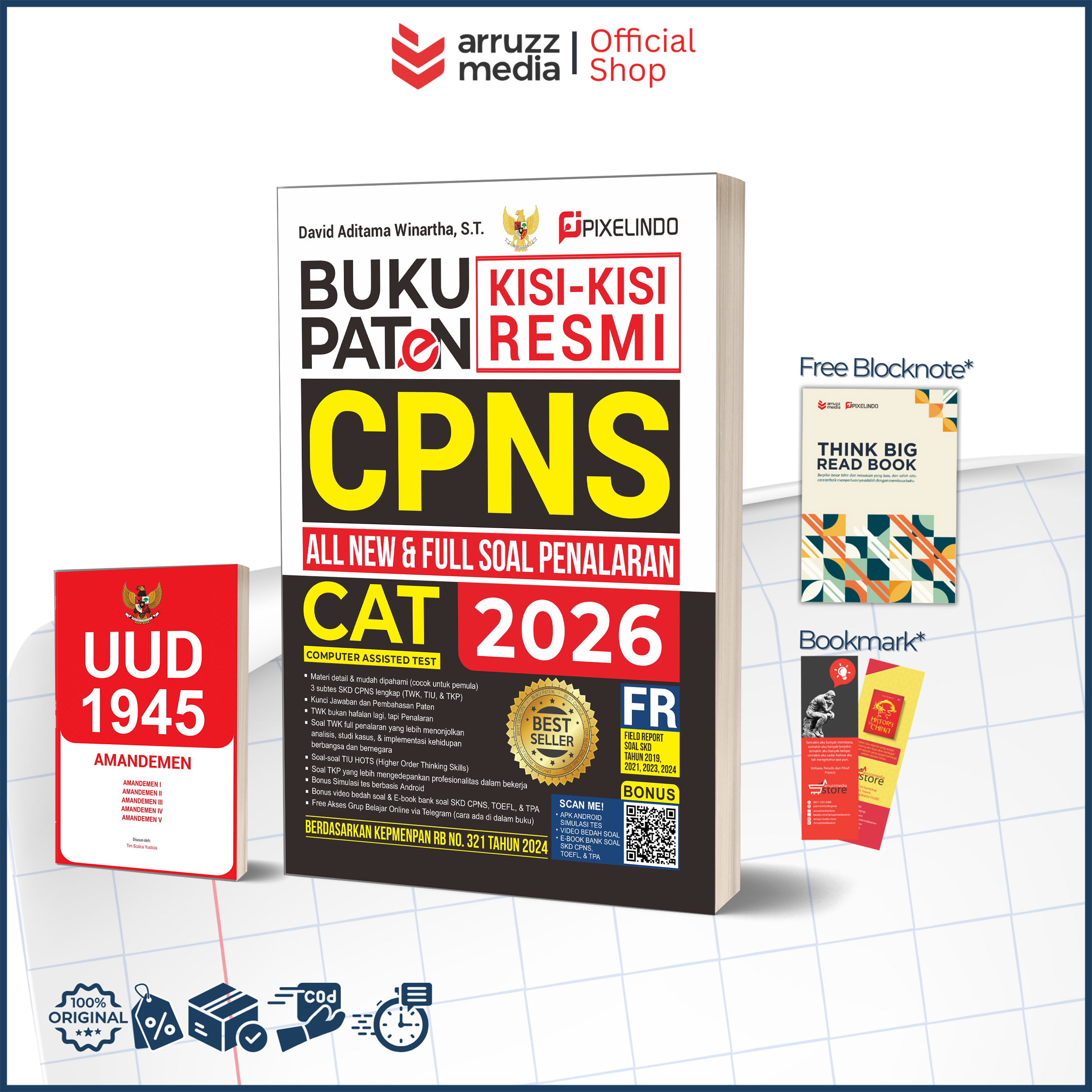 Official Cpns 2025-2026 Grid Patent Book Arruzzmediastore