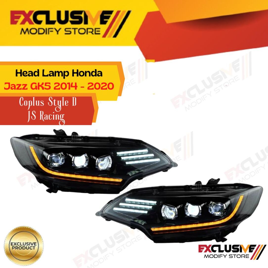 Head lamp for Honda Jazz GK5 coplus style d JS racing 2014 - 2020 Giá 13,500,000 Đồng*Miễn phí vận chuyển