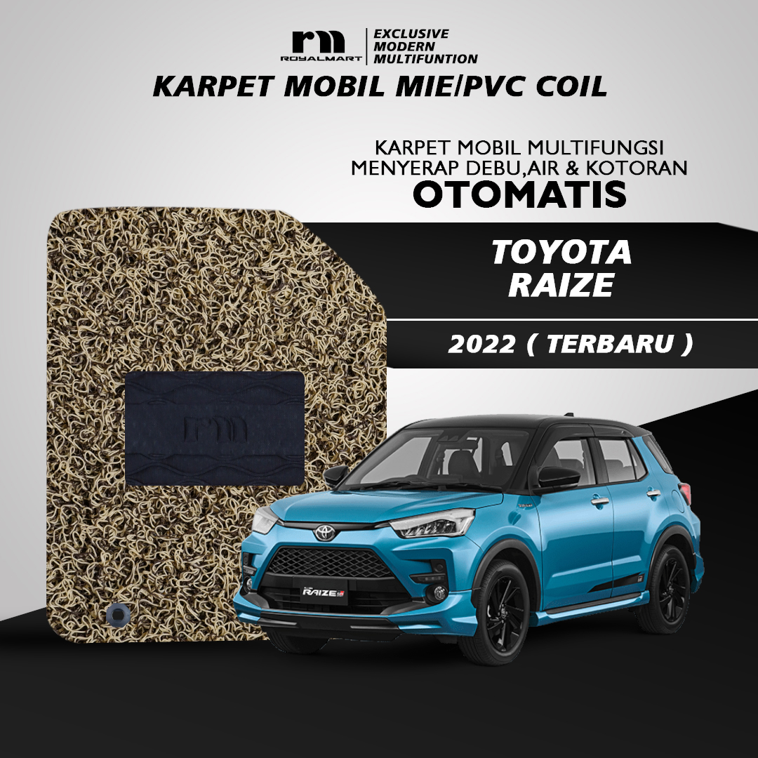KARPET MOBIL MIE PREMIUM TOYOTA RAIZE/DAIHATSU ROCKY 2022-2024 FULL SET BERGARANSI Harga 670,000 rupiah*Gratis Ongkir