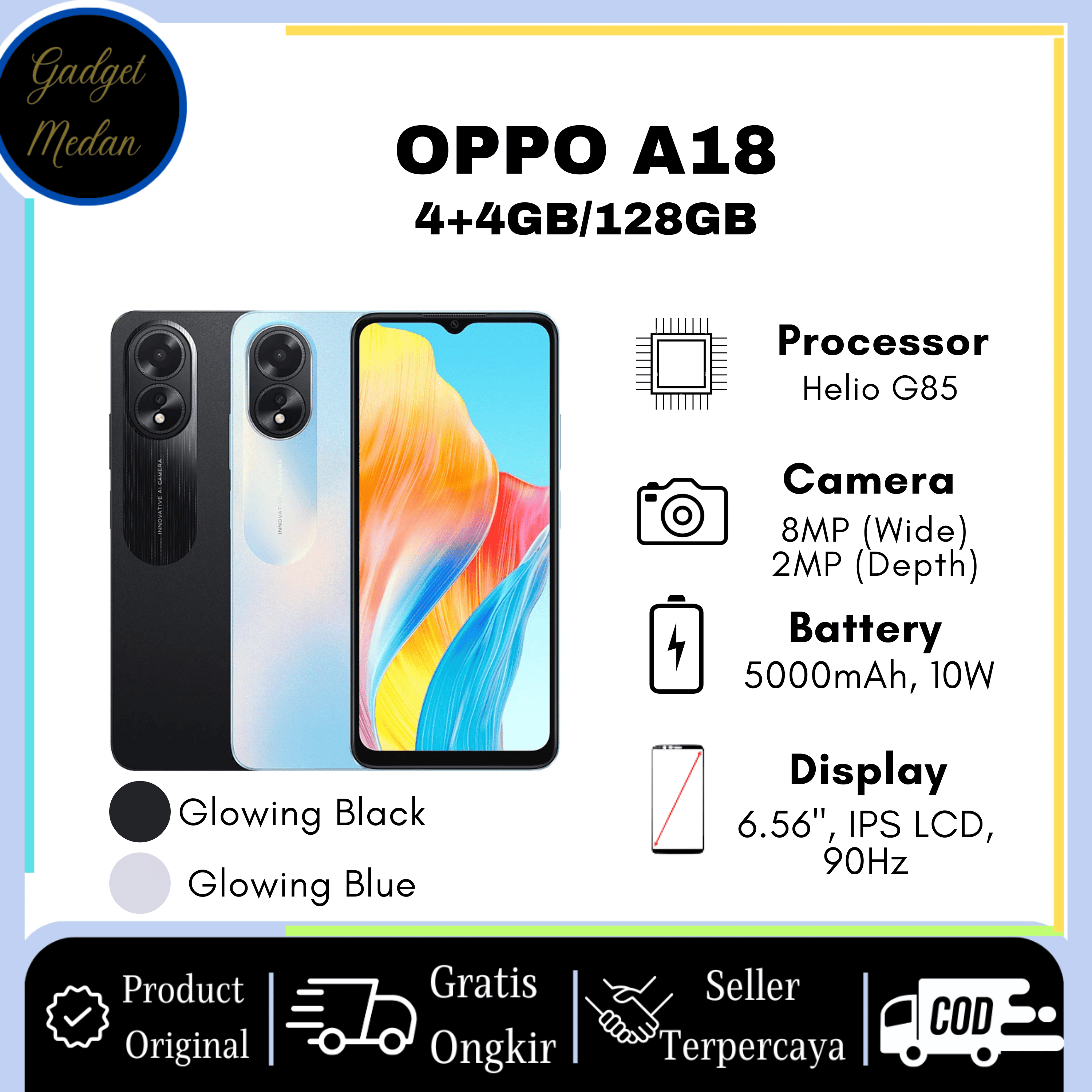 hp oppo a 18