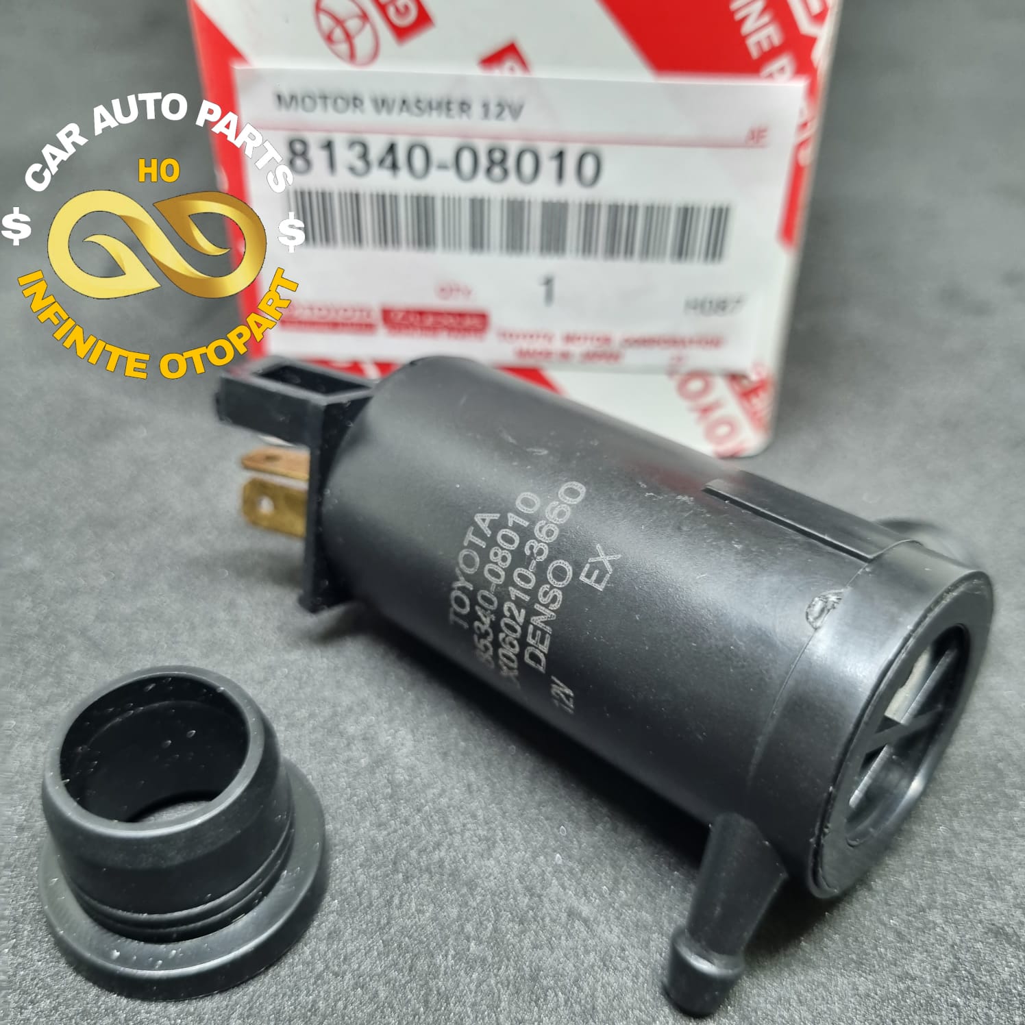MOTOR WASHER PUMP DINAMO POMPA AIR TABUNG WIPER 12V UNIVERSAL Harga  40,000 Ringgit*Penghantaran Percuma