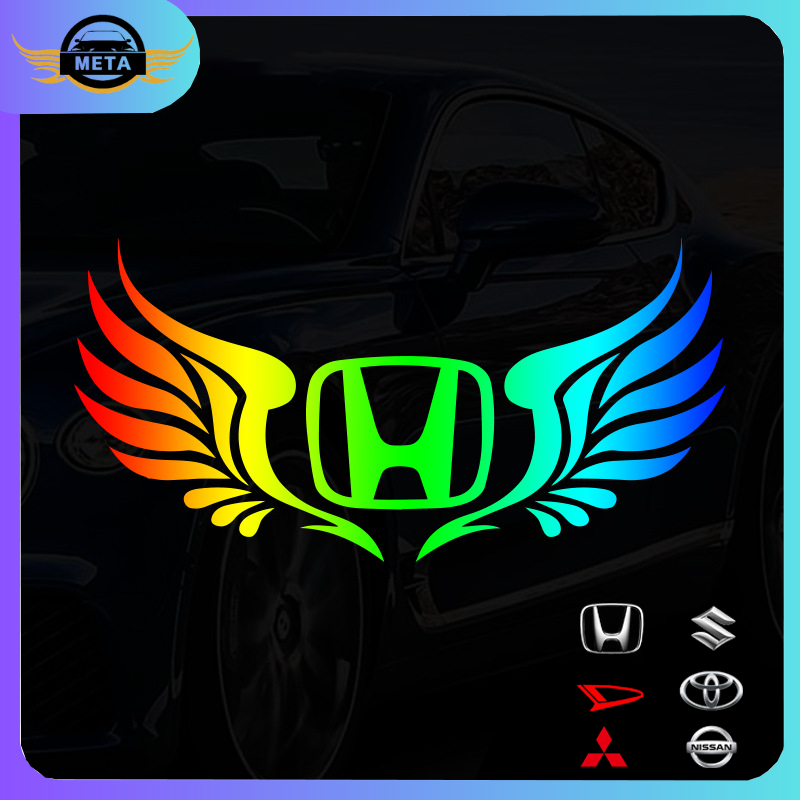 Stiker Mobil Stiker Sayap Laser Mobil Cocok Untuk Toyota Daihatsu Honda Stiker Mobil Berkualitas Tinggi Harga 12,999 rupiah*Gratis Ongkir