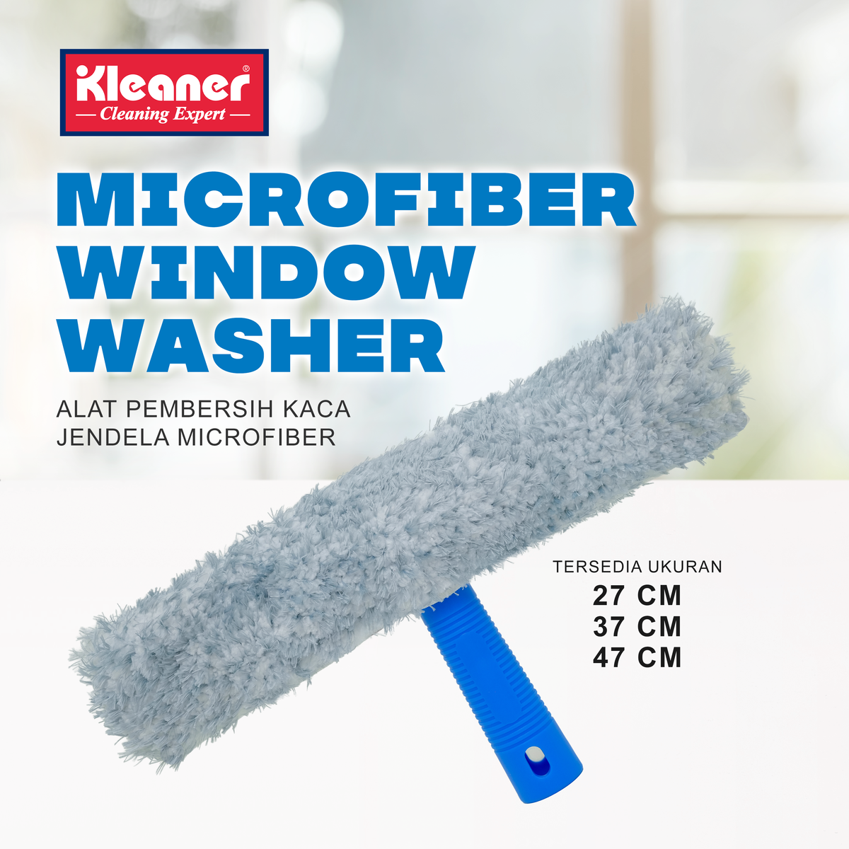 Kleaner Multi-Purpose Anti-Scratch Microfiber Glass Cleaning Tool Window Washer Harga 34,496 rupiah*Gratis Ongkir