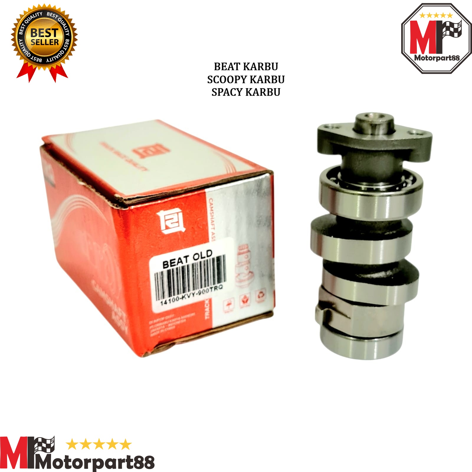 Noken as camshaft beat karbu spacy scopy carbu TRQ Harga 81,200 rupiah*Gratis Ongkir