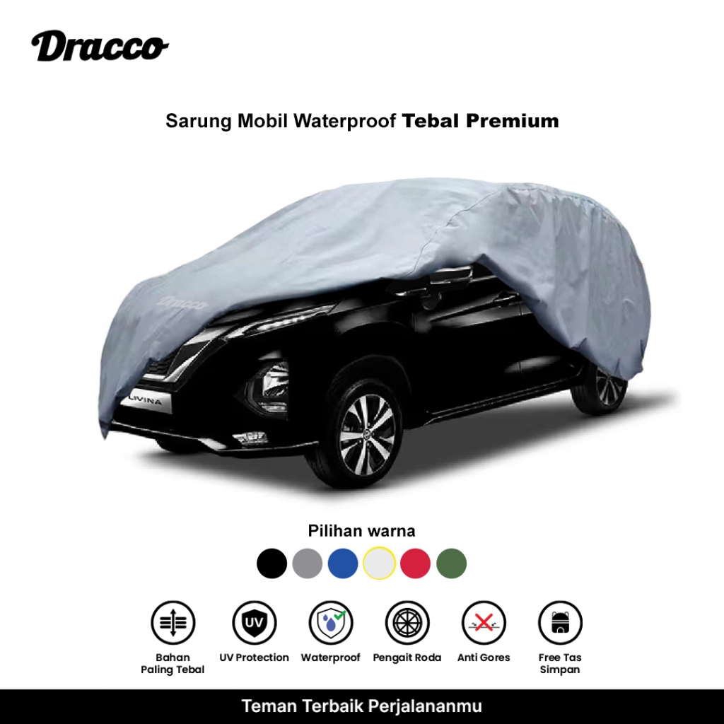 DRACCO sarung mobil ALL NEW LIVINA waterproof anti UV tebal CARPROOF cover mobil free tas simpan Giá 833,333 Đồng*Miễn phí vận chuyển