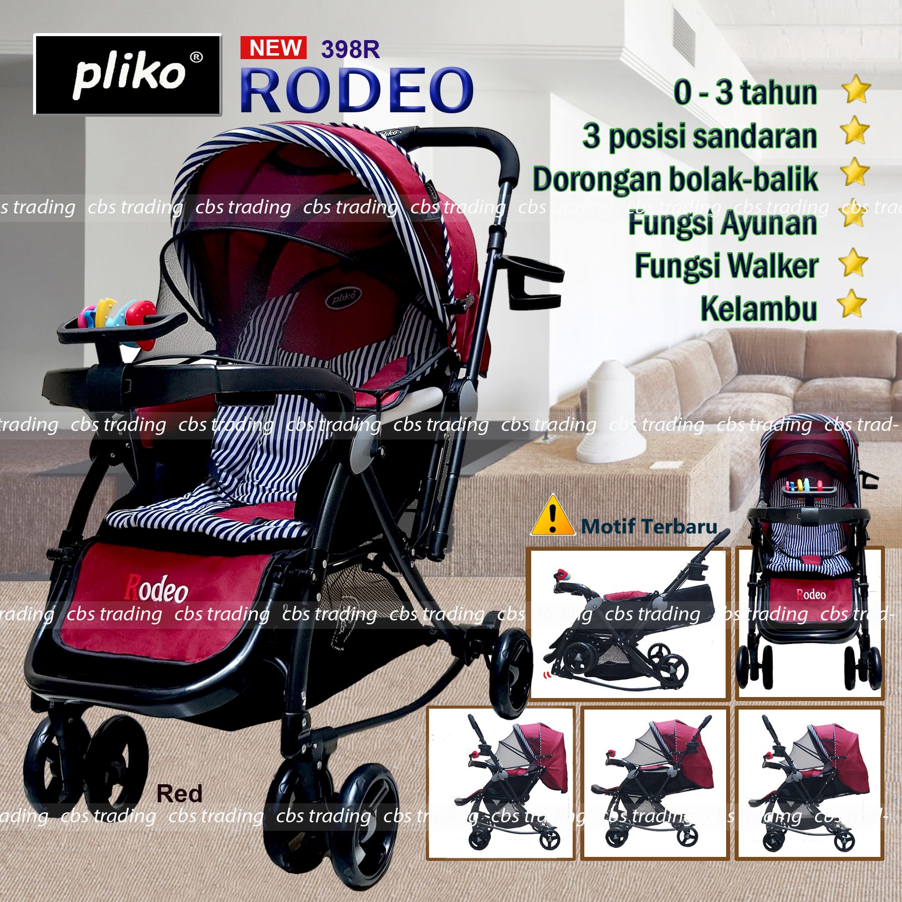 stroller pliko