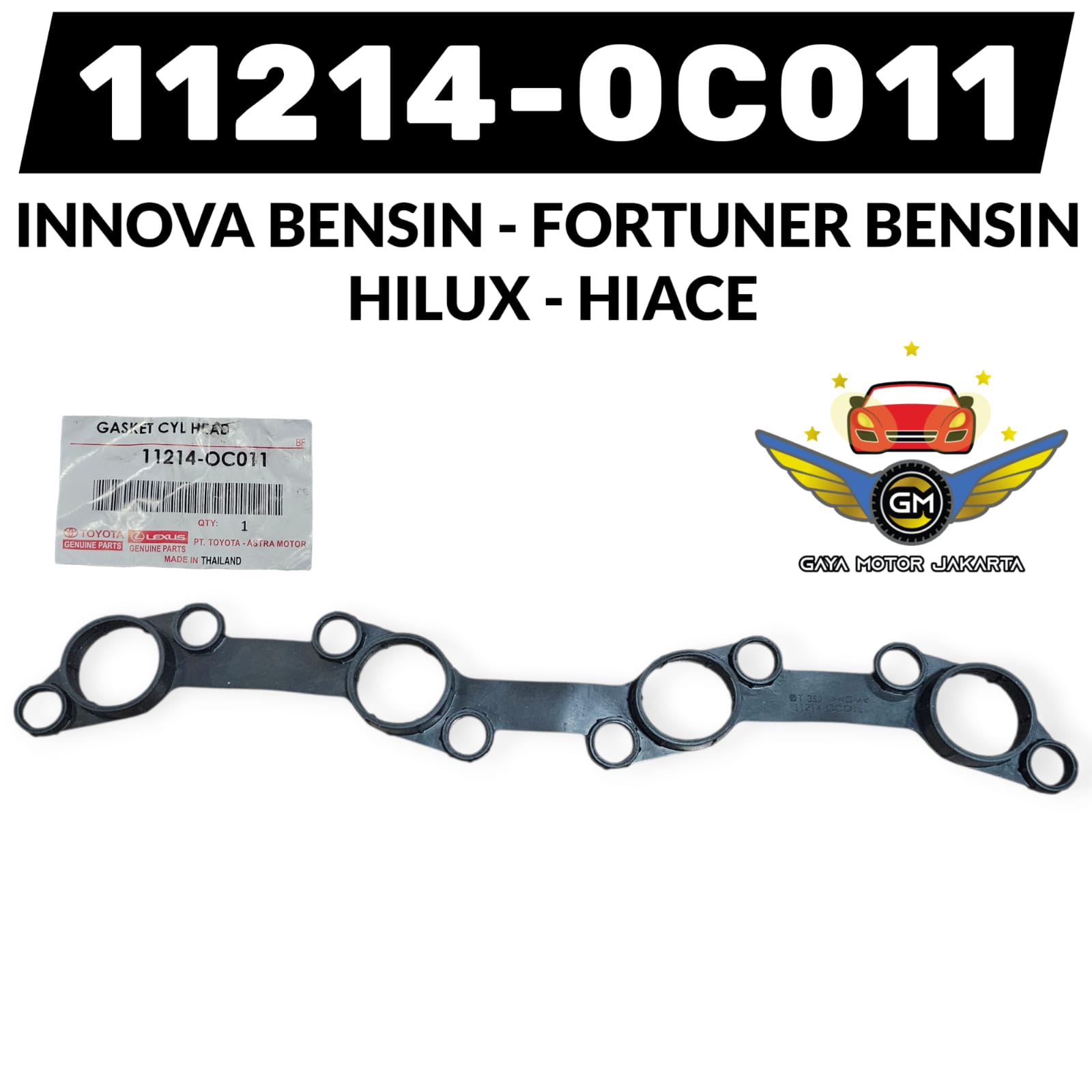 Toyota Innova petrol spark plug seal-gasoline Fortuner-Hilux-Hiace 11214-0c011 Harga 30,000 rupiah*Gratis Ongkir