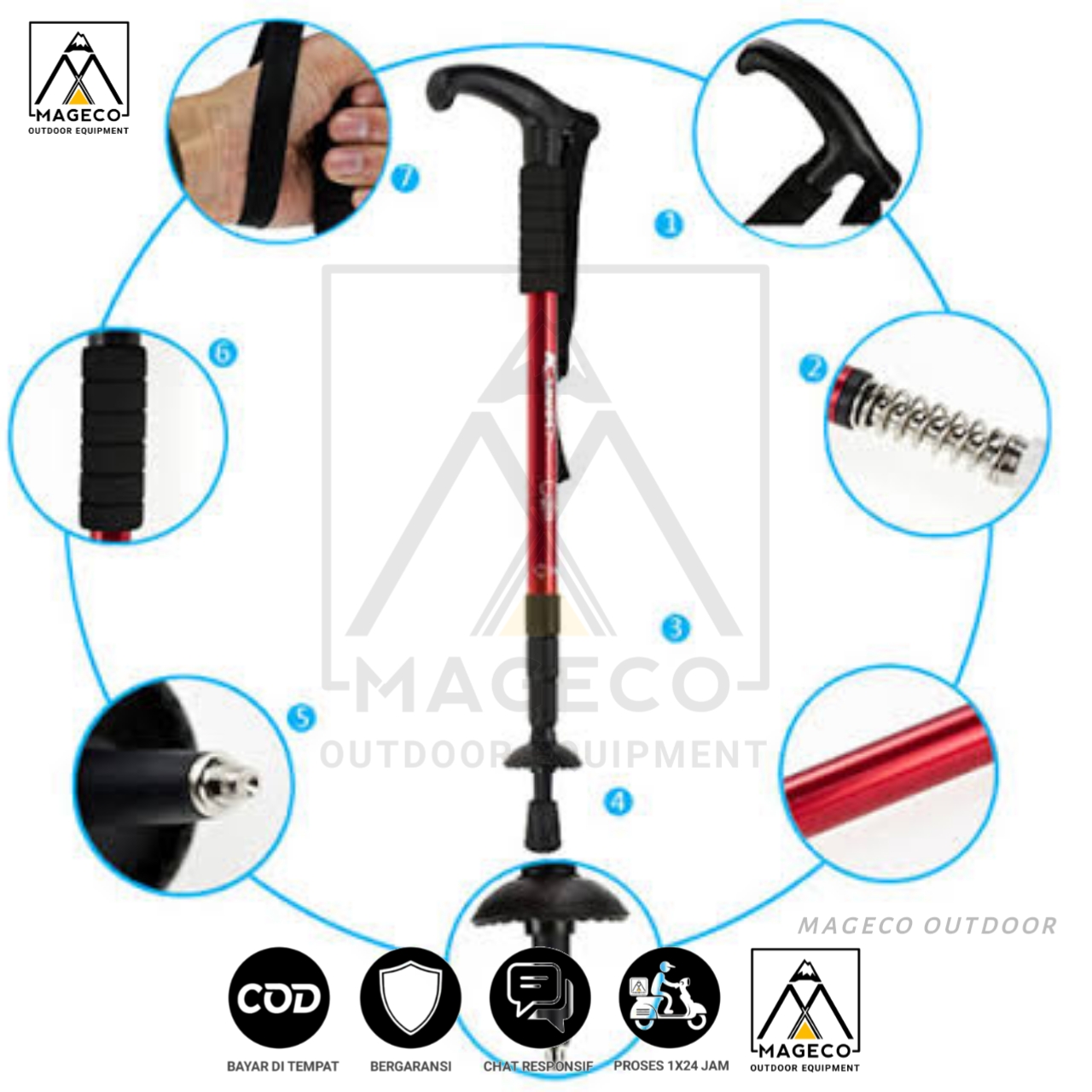 multipurpose trekking pole