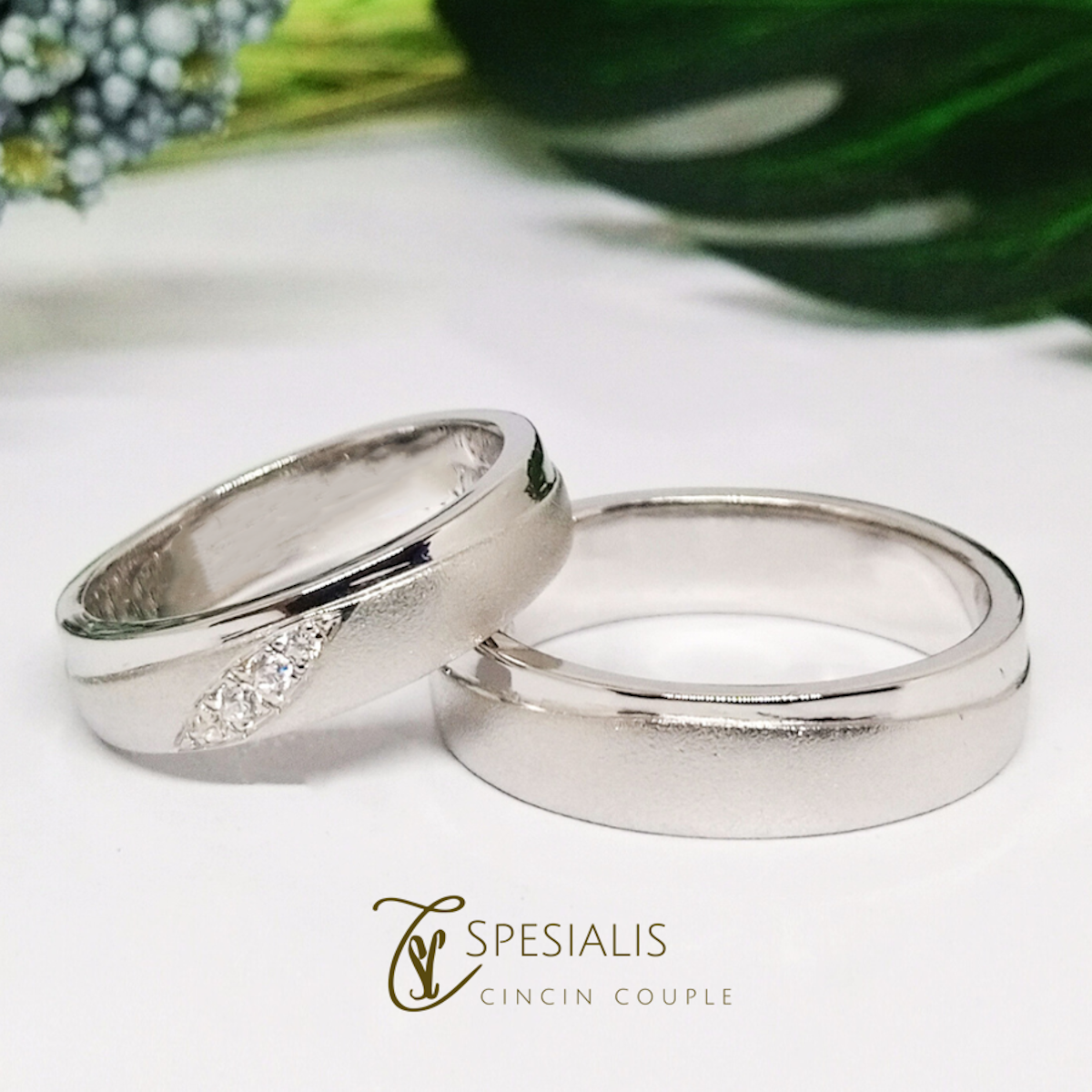 Cincin Kawin Cincin Tunangan Cincin Nikah Cincin Pasangan Cincin Couple Perak 925 Cincin Silver S925 A…