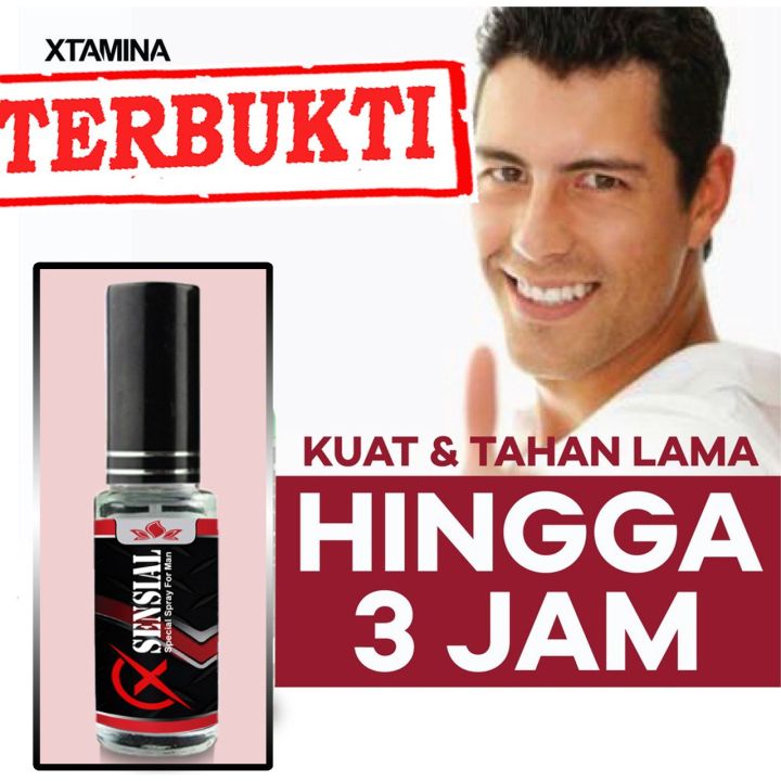 VIRAL - OBAT HERBAL OLES PRIA TAHAN LAMA 4 JAM AMPUH SENXIALL SPRAY - Merek Best Selling Harga 170,000 rupiah*Gratis Ongkir