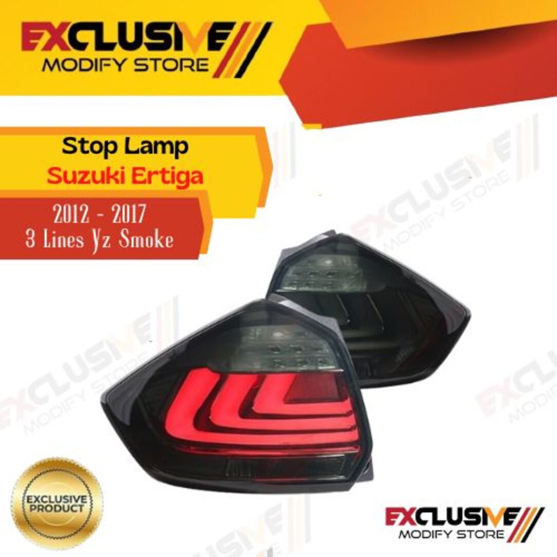 Stop lamp for Suzuki Ertiga 2012 - 2017 3 lines yz smoke Harga  1,935,000 Ringgit*Penghantaran Percuma