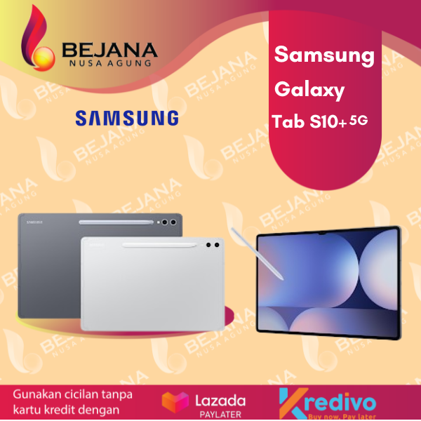 Samsung Galaxy Tab S10+ 5G Include S Pen ( Ram 12GB + Rom 256GB | Ram 12GB + Rom 512GB) - Garansi Resmi Harga 18,999,000 rupiah*Gratis Ongkir