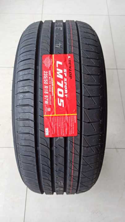 Dunlop LM705 Ukuran 235/50 R18 Ban Mobil Alphard Harga 1,391,250 rupiah*Gratis Ongkir