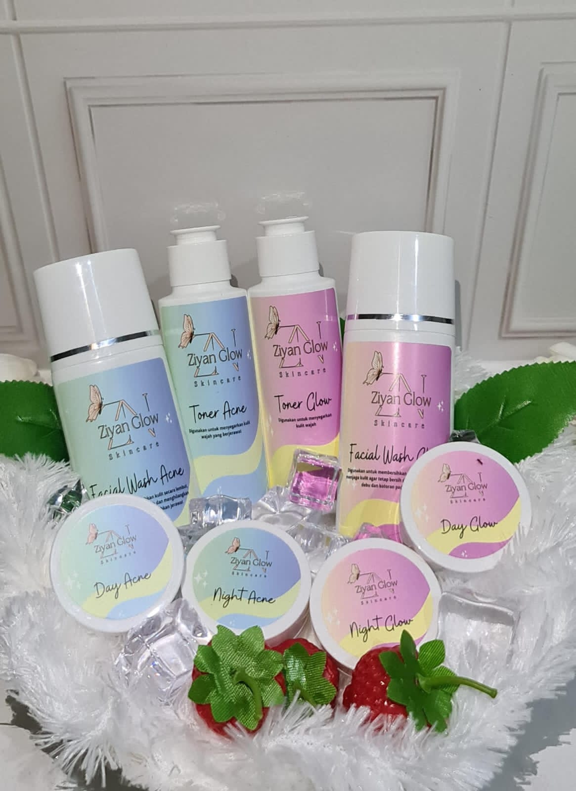 Ziyan Glow Skincare Acne Package Is Suitable for Dry Skin, Sensitive Skin and Acne 100% Bpom