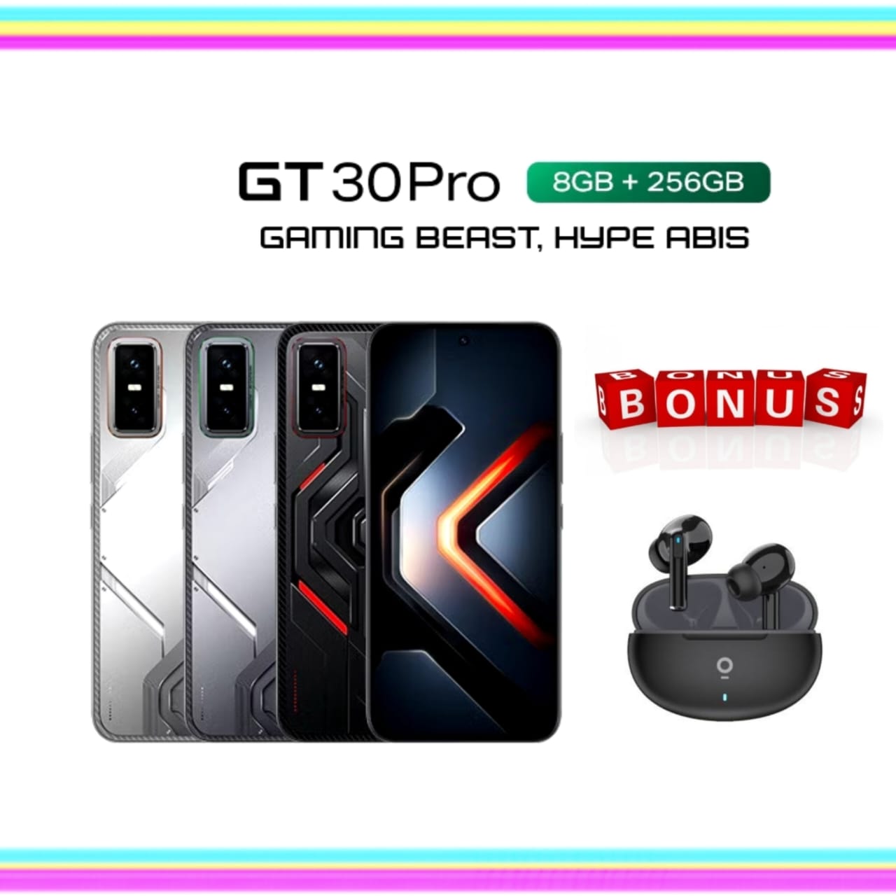 INFINIX GT 30 PRO 8/128 & 12/512 NEW GARANSI RESMI Harga  3,769,000 Ringgit*Penghantaran Percuma