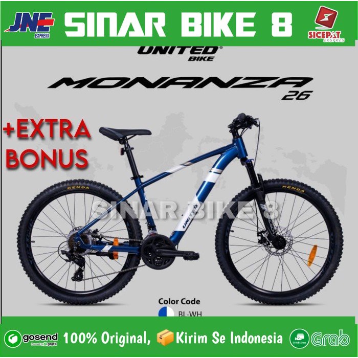 Sepeda Gunung United Monanza 26 Jual Sepeda Gunung United