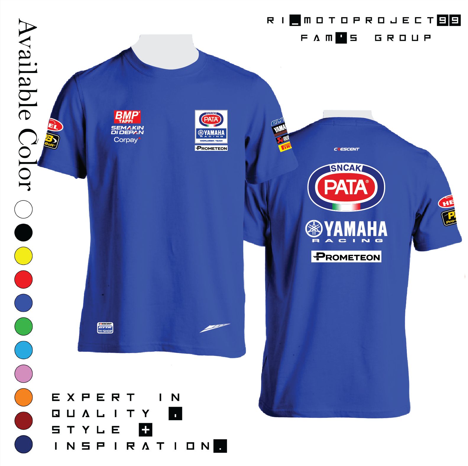 Tshirt Kaos WSBK Team Fans Ducati 2023 Series Best