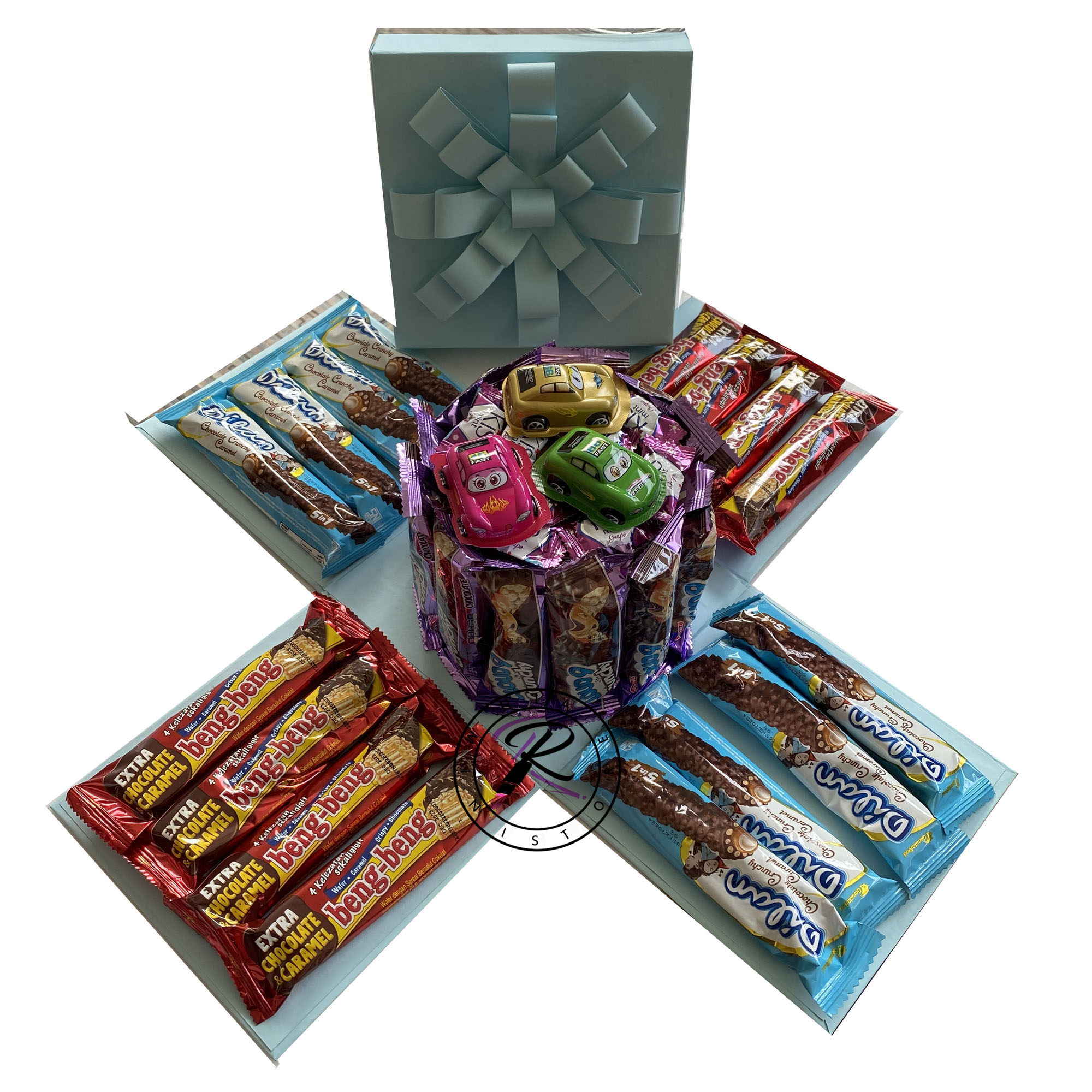 Explosion Box Snack Tart hadiah Kado Hampers 17CM