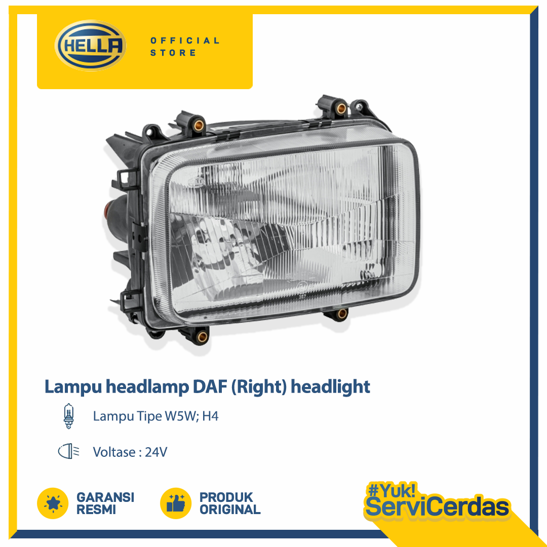 Lampu headlamp DAF (Right) headlight - Lampu depan mobil Harga 3,024,560 rupiah*Gratis Ongkir