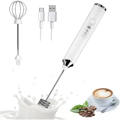Mini 2 in 1 Whisk milk frother electric egg whisk hand mixer beverage whisk