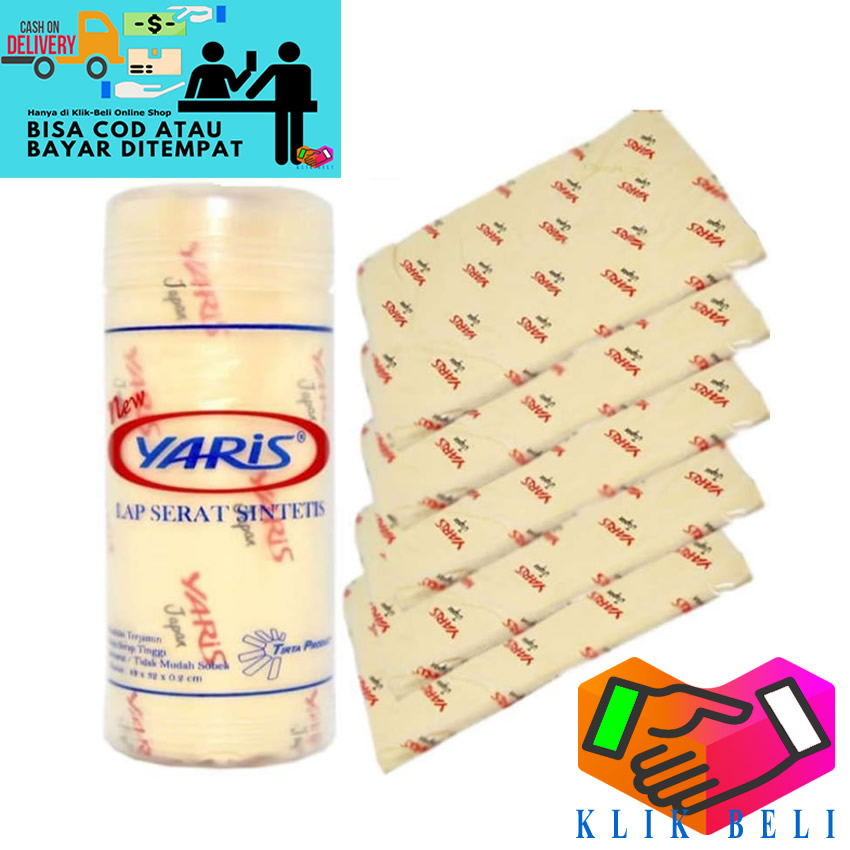 Klik-Beli Kanebo Yaris Chamois Tabung / Kain Lap Serat Sintesis Harga 13,943 rupiah*Gratis Ongkir