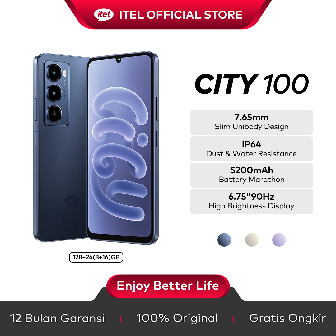 itel A90 4/128GB – Trustworthy Durability IP54 – 6.6'' 90Hz