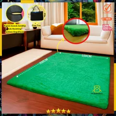 Karpet bulu Rasfur Anti Slip Uk Panjang 2 meter Lebar 1.5 meter Tebal 4,5cm  aesthetic mewah