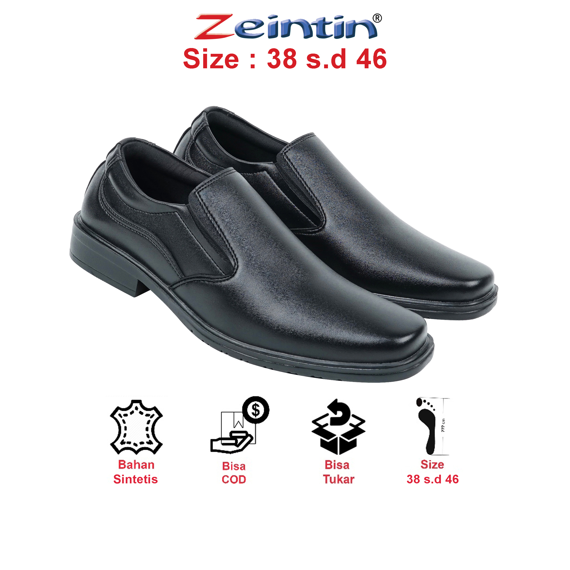 Beli Sepatu Fantofel Hitam Merk Stalank Online Harga Terbaik