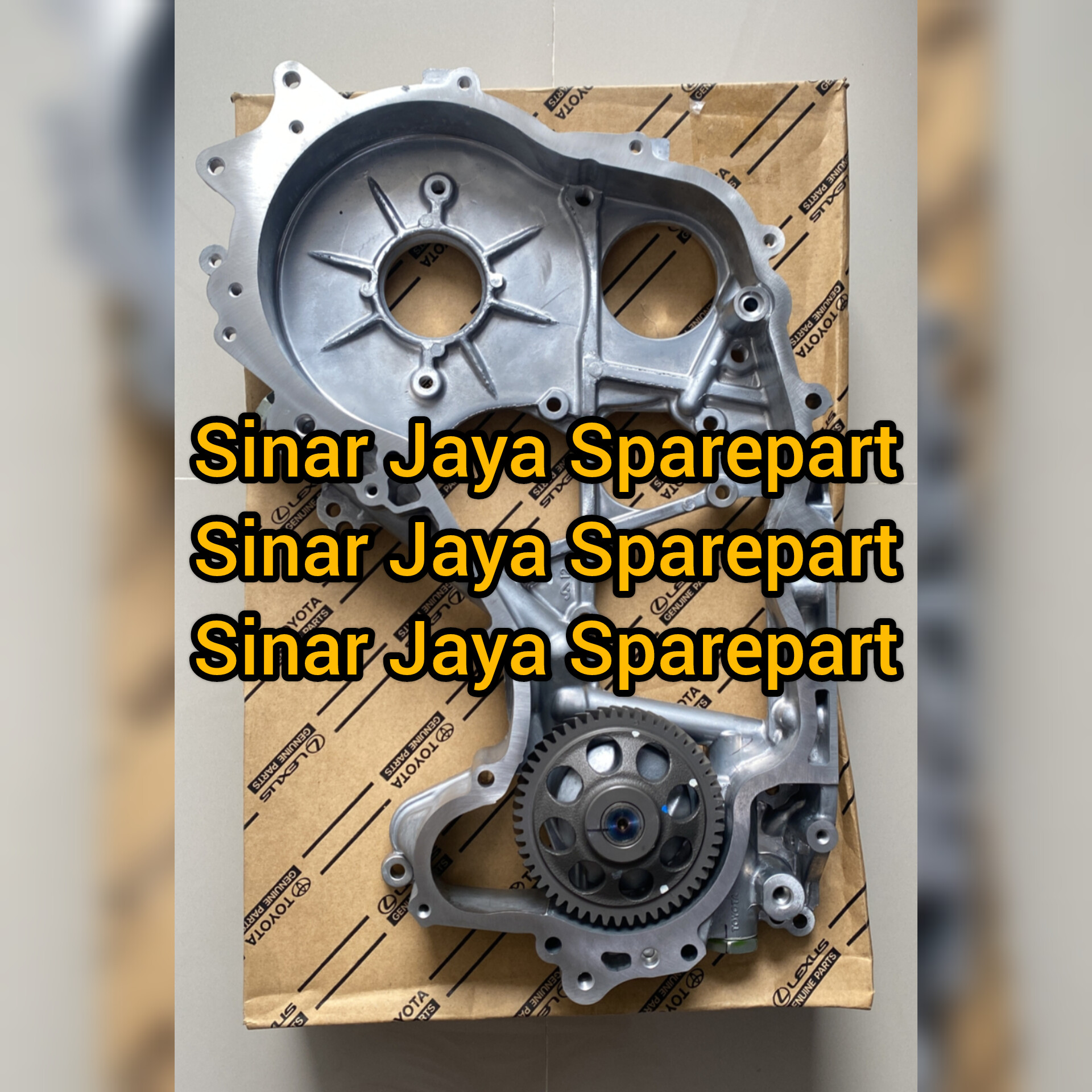 Timing gear case Assy or oil pump Hilux 3.0cc Fortuner 3.0cc Hiace Commuter 3.0cc Land Cruiser Prado 3.0cc original 11320-30070/11320-0l040 Harga 2,500,000 rupiah*Gratis Ongkir