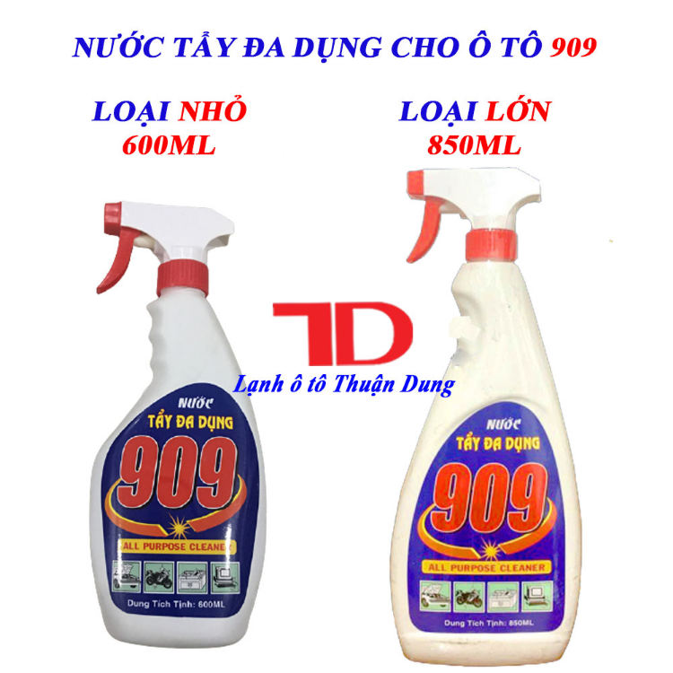 Nước tẩy rửa đa dụng 909 - Vật Tư Điện Lạnh Ô Tô Thuận Dung