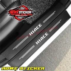 Car door sill protector sticker, car accessory for Toyota Hiace 2016 2017 2018 2019 2020 2021