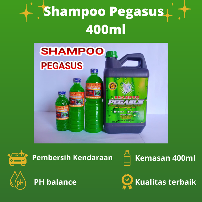 Shampoo Pegasus 400ml I Shampo Kendaraan Harga 7,800 Ringgit*Penghantaran Percuma