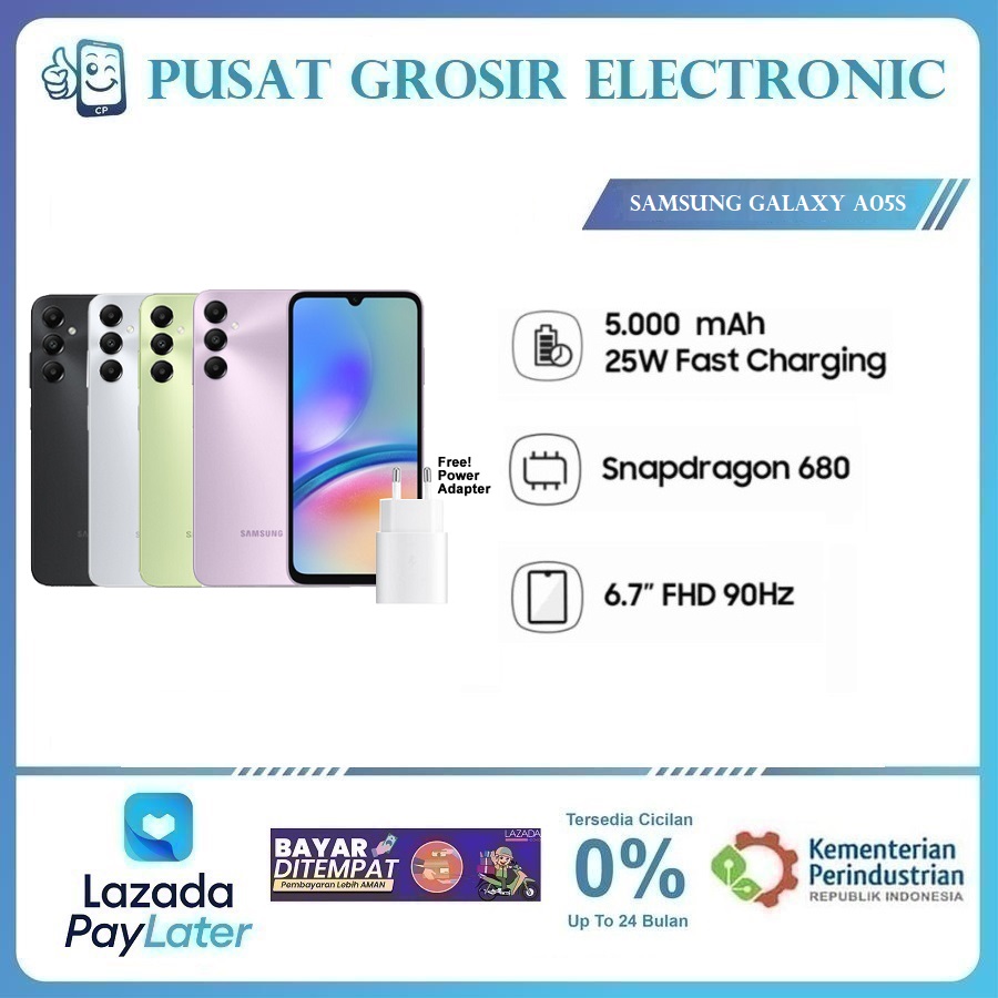 Samsung Galaxy A05s RAM 6/128GB Harga  1,600,000 Ringgit*Penghantaran Percuma