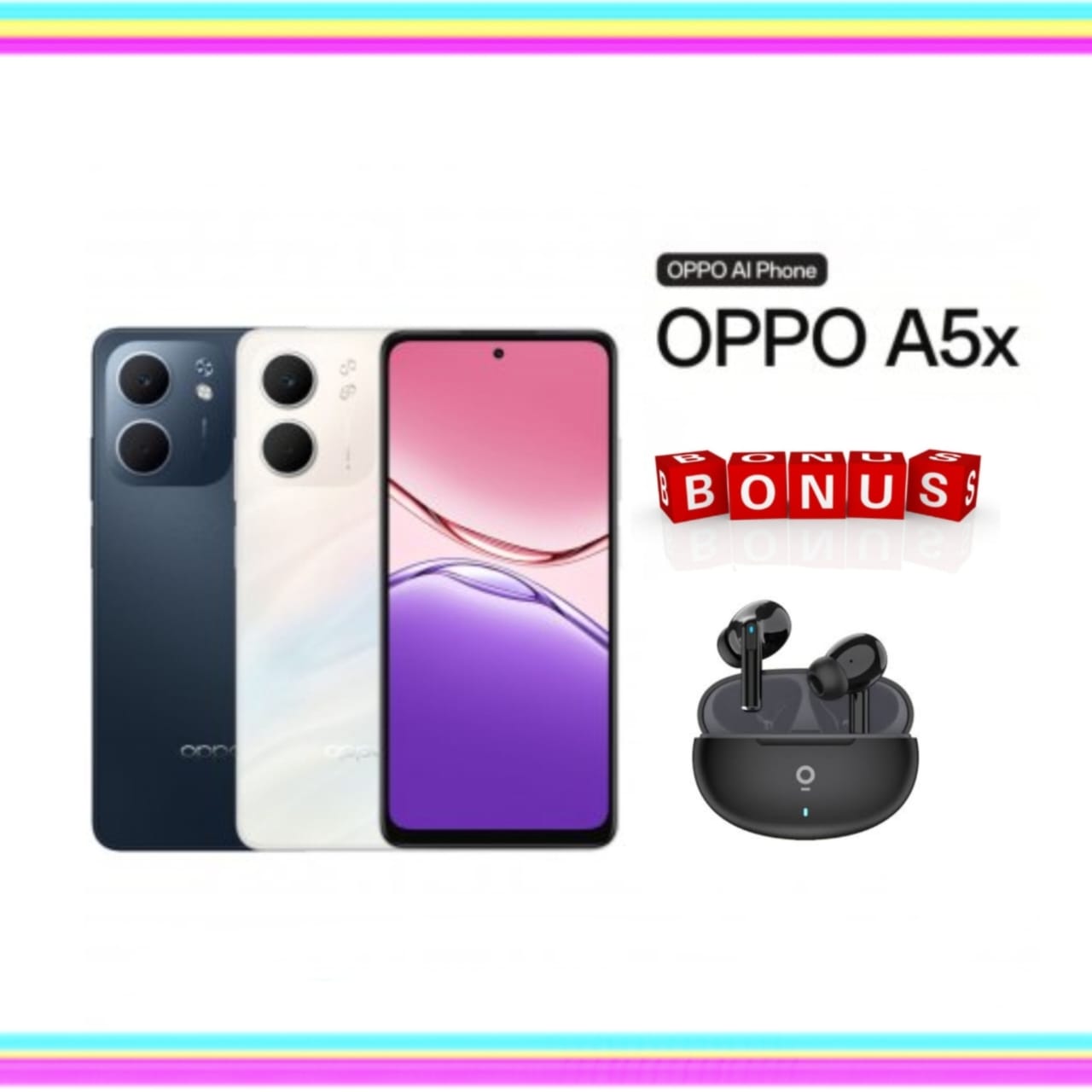 OPPO A5X 4/128 & 6/128 NEW GARANSI RESMI Harga  1,769,000 Ringgit*Penghantaran Percuma