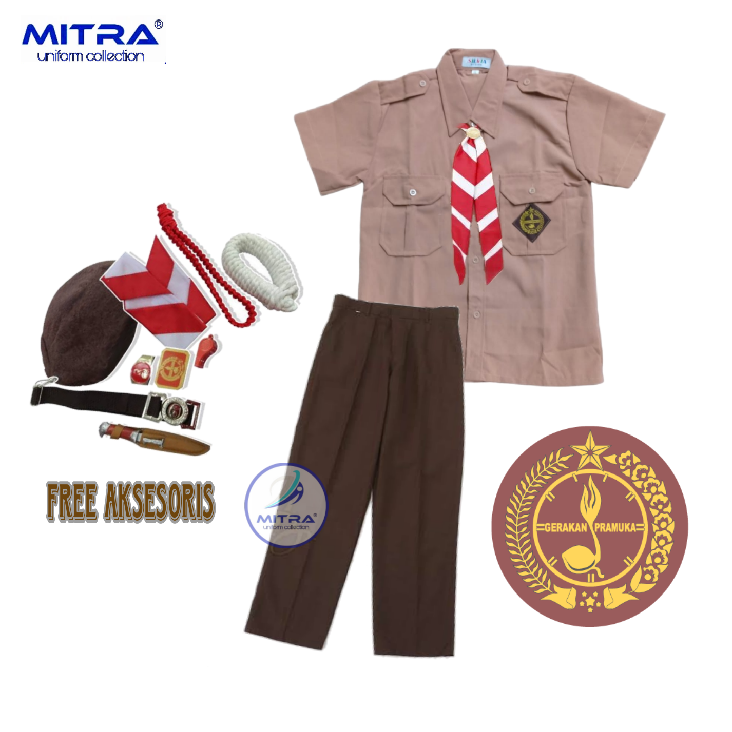 Momen Bahagia Carmen Berikan Seragam Pramuka untuk Ian