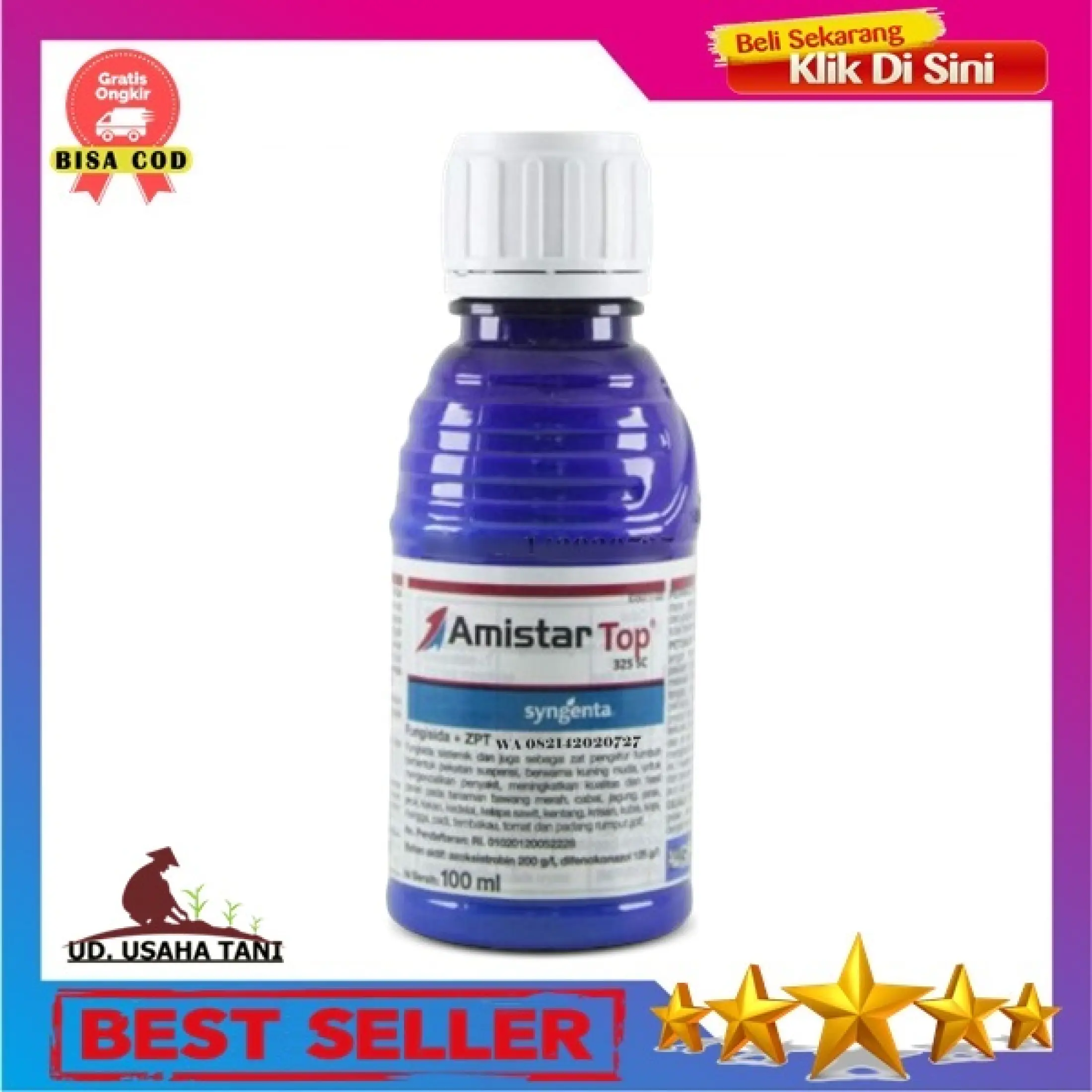Fungisida Plus Zpt Amistartop 325sc 100ml Pestisida Pengendali Hama Jamur Tanaman Pertanian Lazada Indonesia