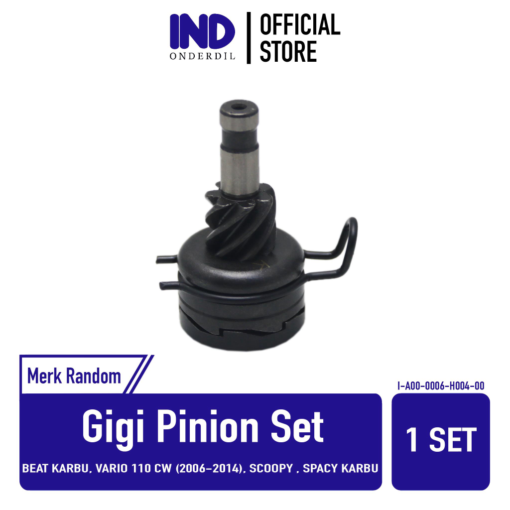 Gigi-Gear Pinion Kick Starter-Stater Vario 110 CW & Beat Karbu & Spacy Old & Scoopy Lama Harga 36,870 rupiah*Gratis Ongkir