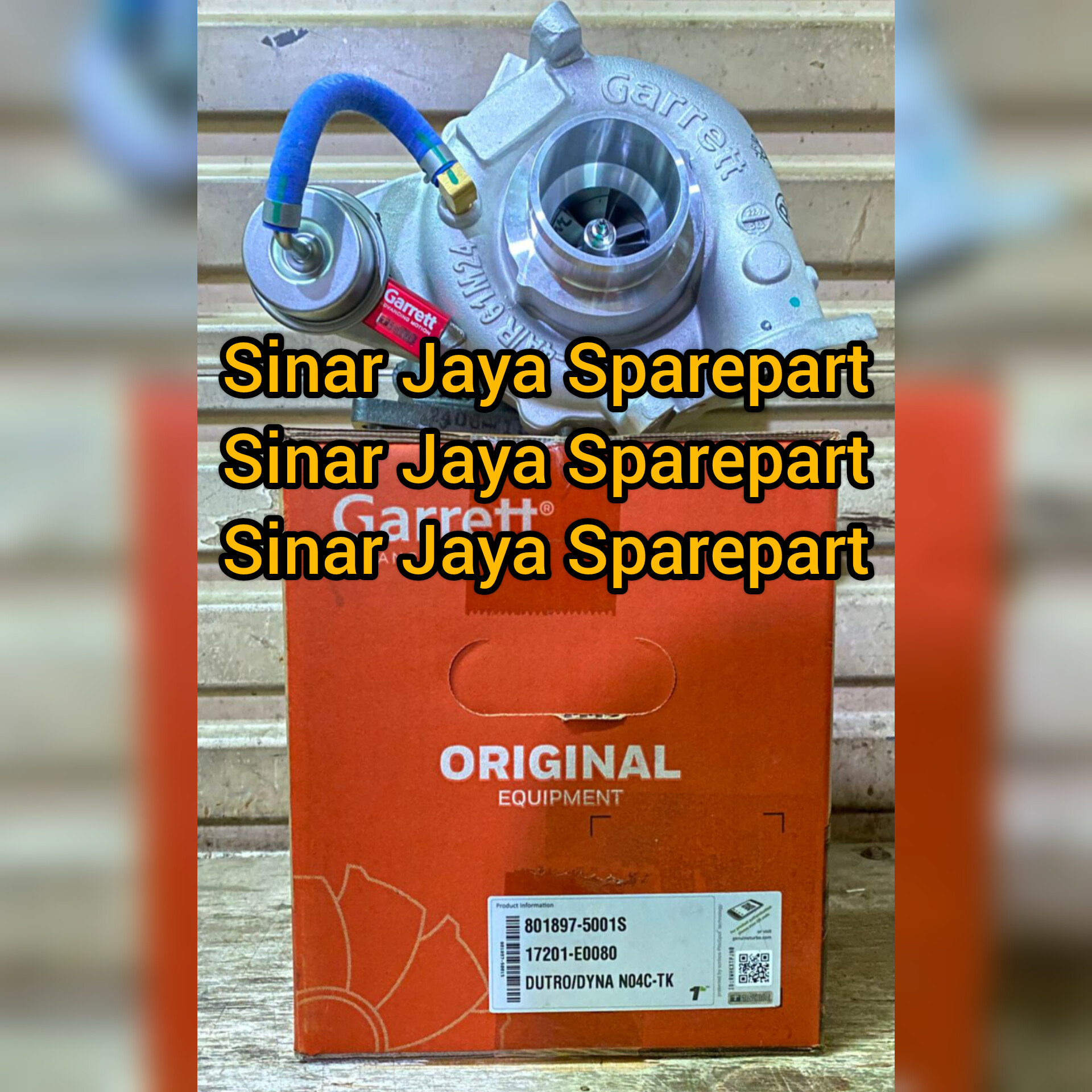 Turbocharger Toyota Dyna 110 130 24 volt Hino Dutro 110 130 24 volt original Garrett Japan 17201-e0080/17201-e0713 Harga 7,950,000 rupiah*Gratis Ongkir