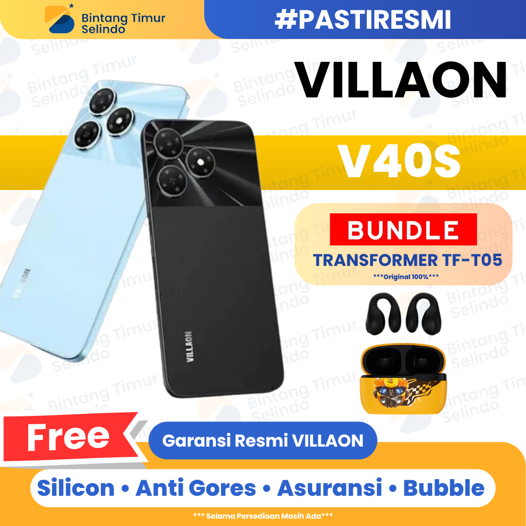 Villaon V40s 4/64GB - Garansi Resmi 1 Tahun Harga 908,000 rupiah*Gratis Ongkir