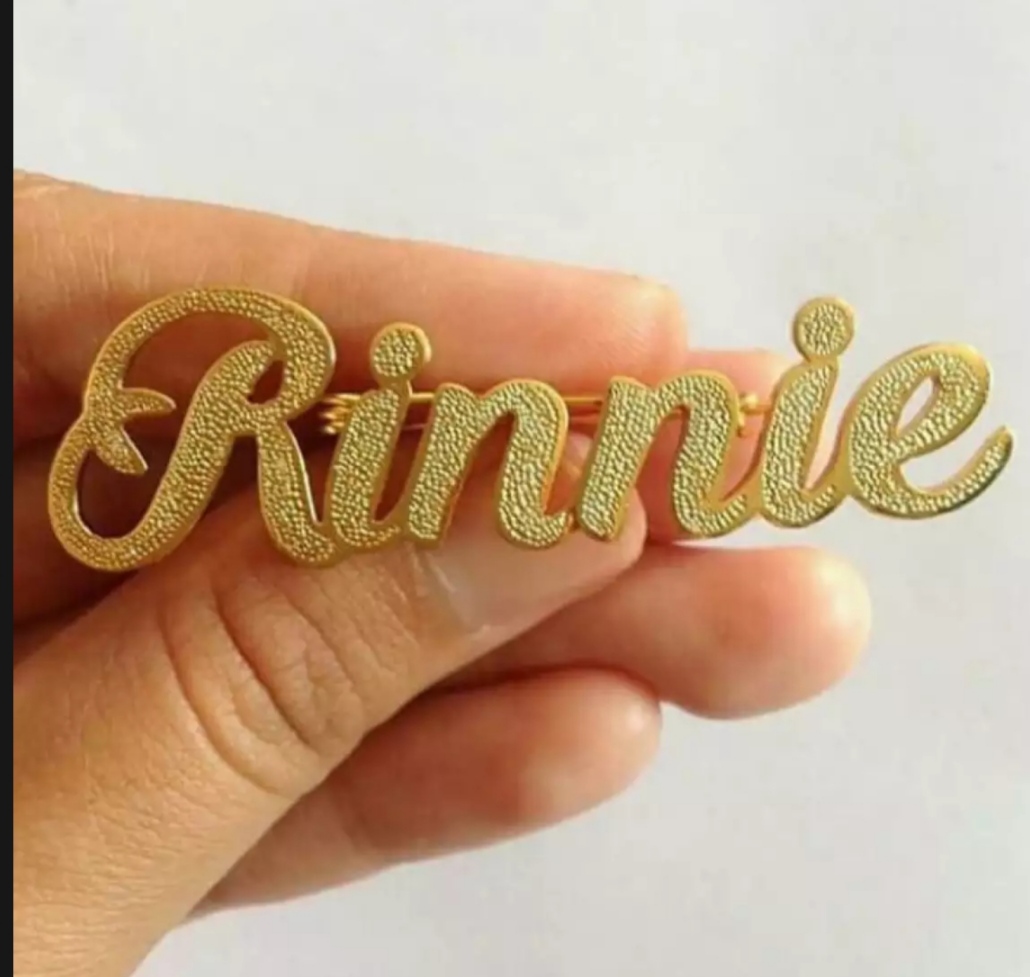 Bros ukir nama gold termurah bisa 