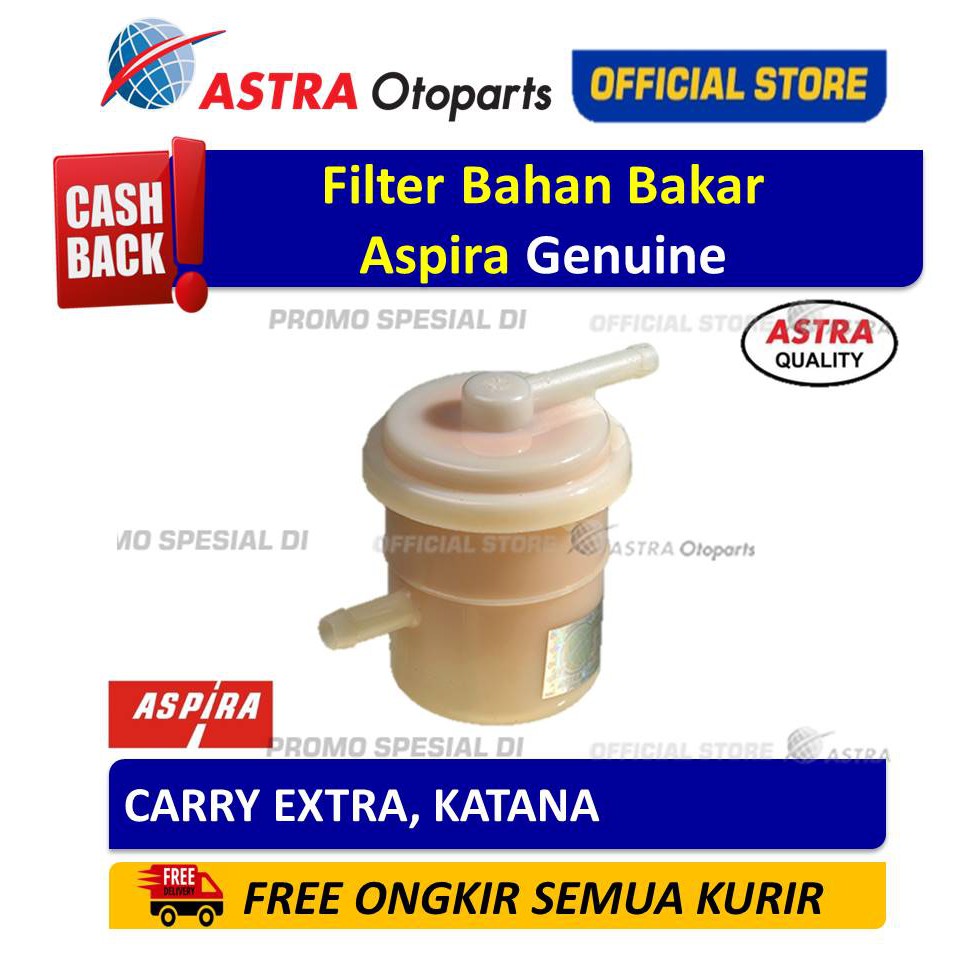 Filter Bahan Bakar/ Fuel Filter Aspira untuk CARRY EXTRA, KATANA Harga 21,000 rupiah*Gratis Ongkir