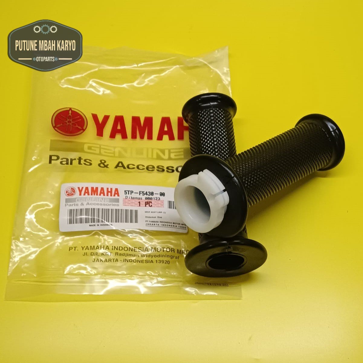 Handgrip Handfat Karet Stang Hand Grip Assy Yamaha Jupiter Z FIZ R Vega R 5TP Harga 22,532 rupiah*Gratis Ongkir