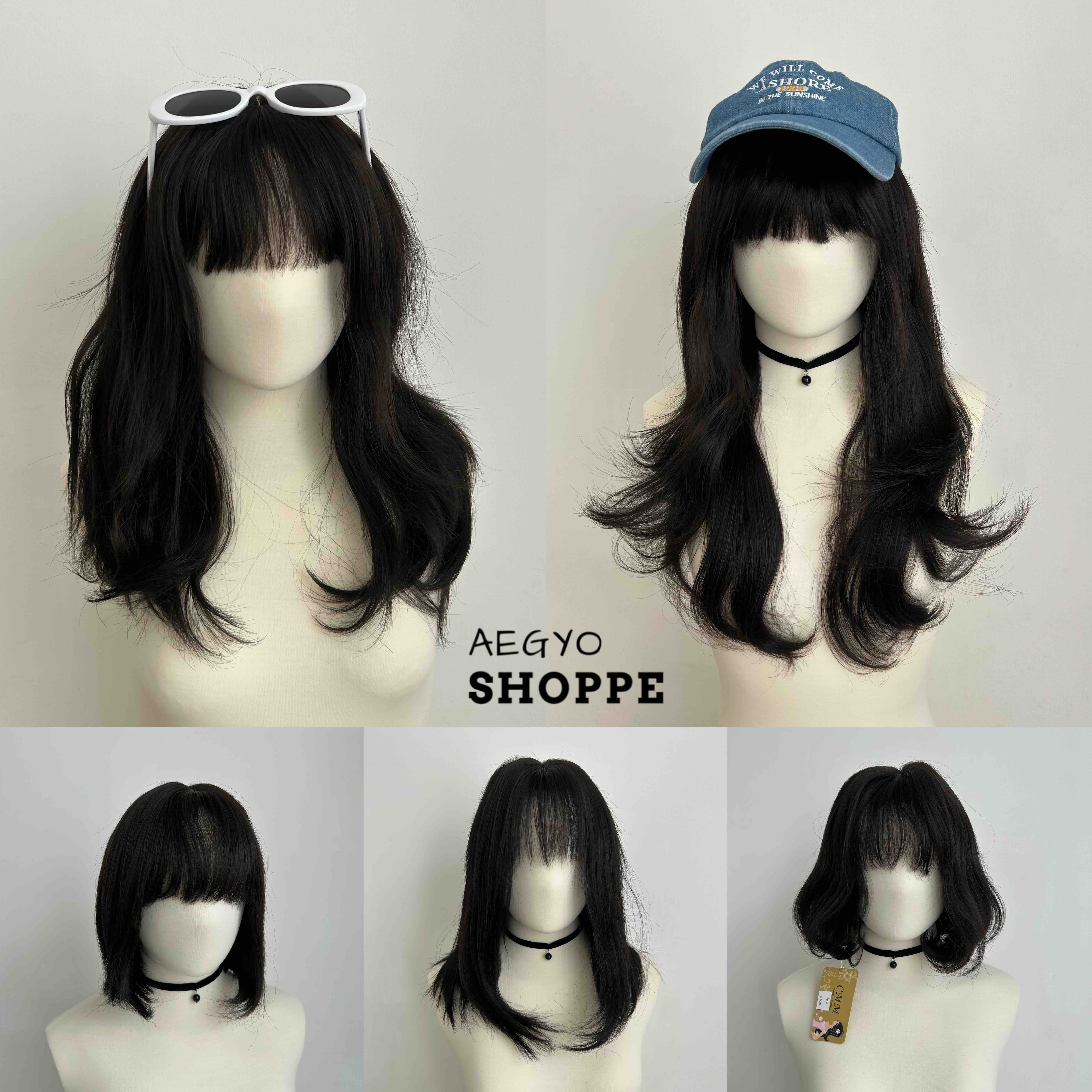 Aegyoshoppe D190 Full Korean Wig Hush Cut 67cm Lazada Indonesia