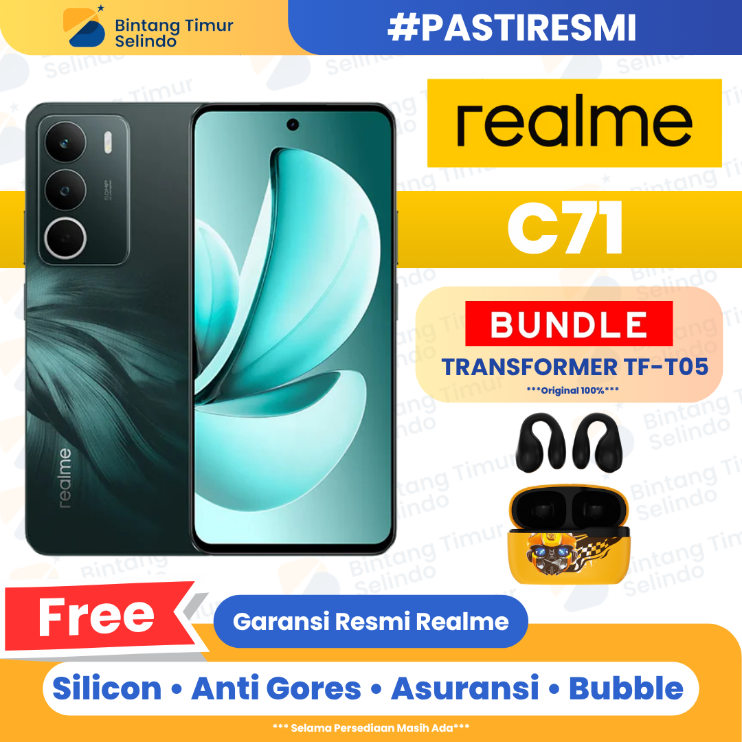 Realme C71 4/128Gb 6/128Gb & 8/128Gb - Official 1 Year Warranty Harga  1,483,020 Ringgit*Penghantaran Percuma