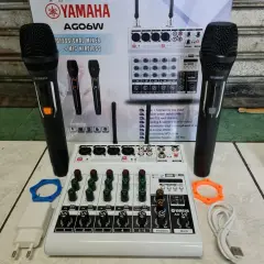 Mixer YAMAHA AG06W / AG 06W / AG06 W / AG 06 W + 2BH MIC WIRELESS