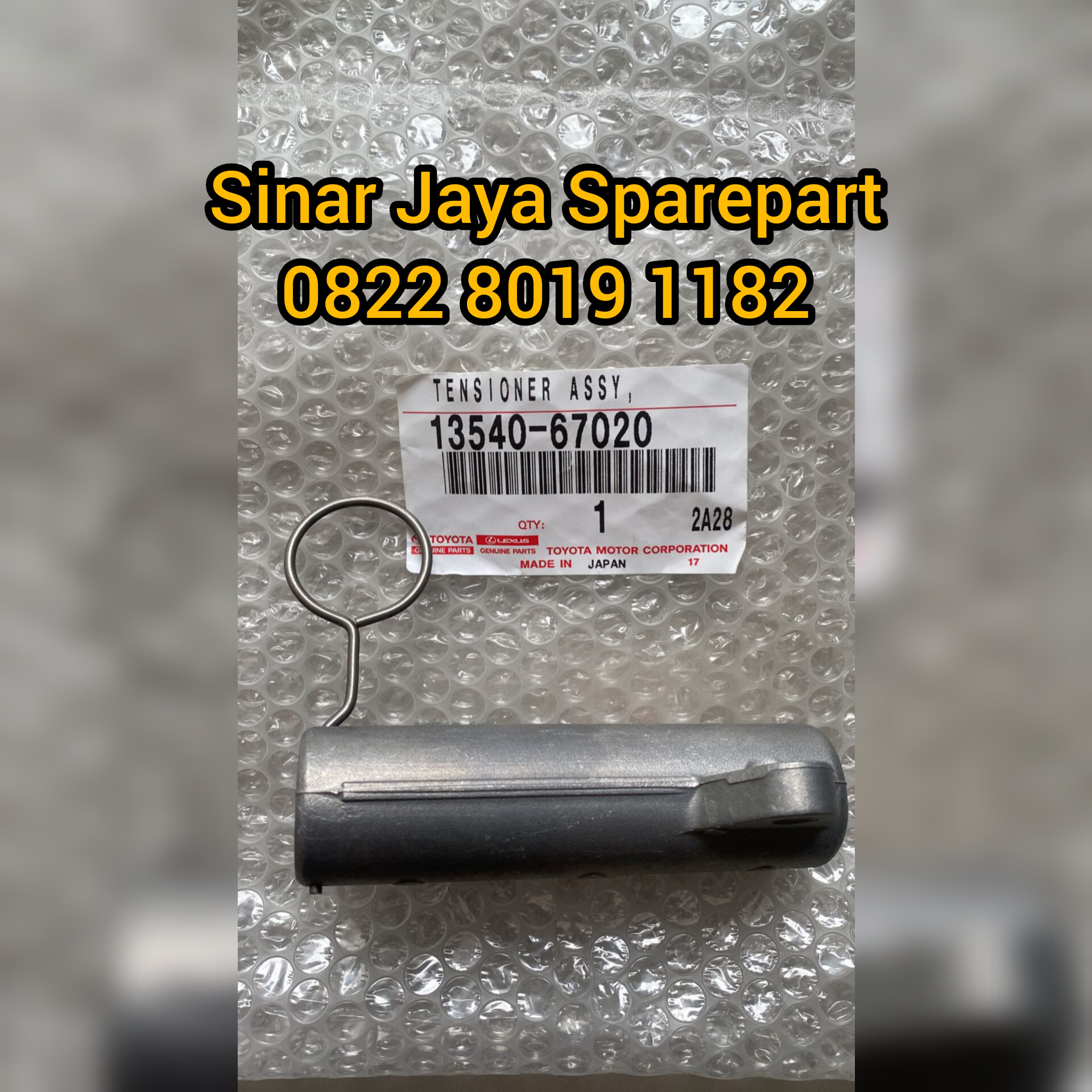 Tensioner Timing Belt Innova 2.5cc Hiace Commuter 3.0cc 2.5cc Original 13540-67020 Harga 600,000 rupiah*Gratis Ongkir