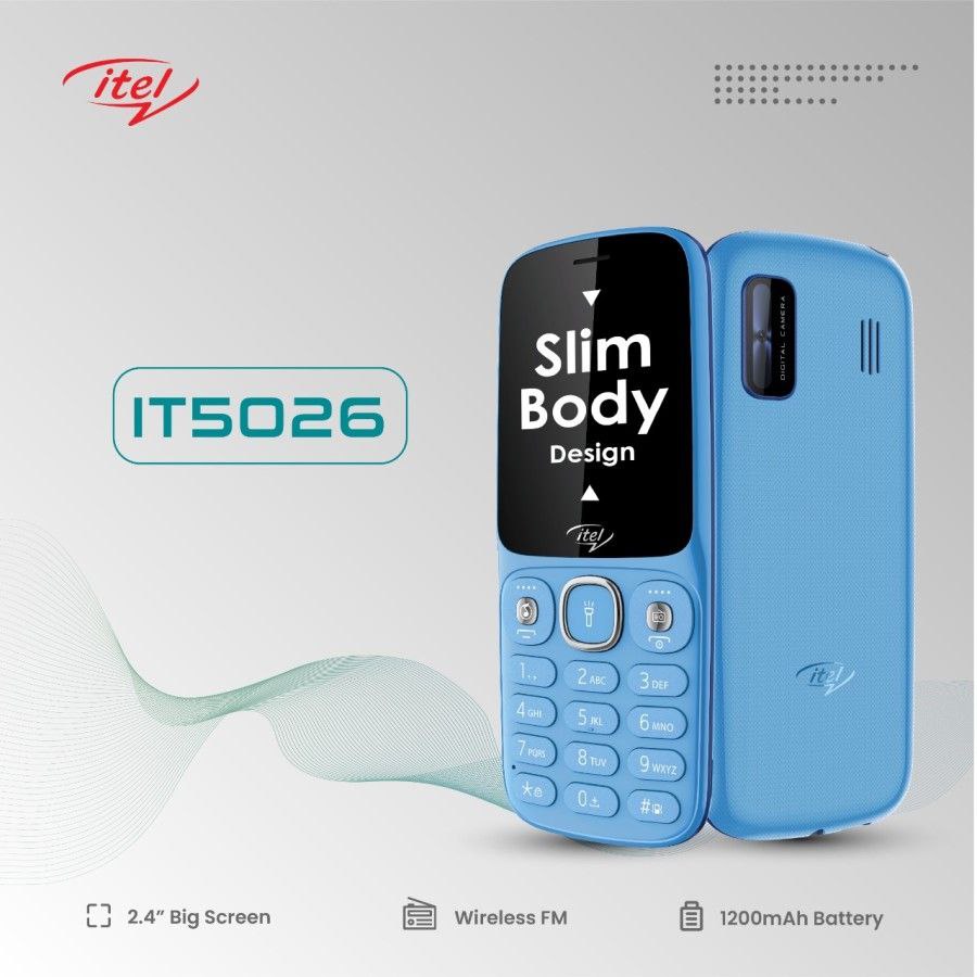 Itel it5026 Feature Phone Candy Bar Dual Gsm garansi Resmi Giá 235,000 Đồng*Miễn phí vận chuyển