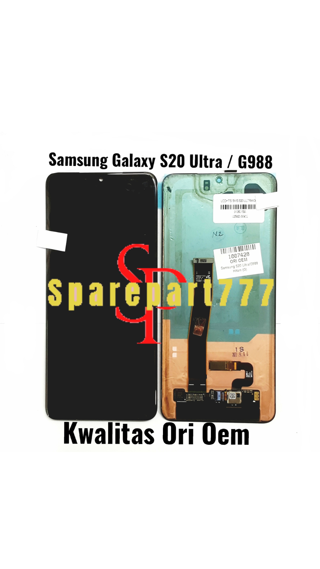 Lcd Touchscreen Fullset Samsung Galaxy S20 Ultra G988 Lcd